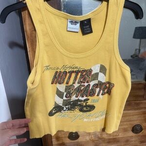 Harley-Davidson Yellow Graphic Tank Top